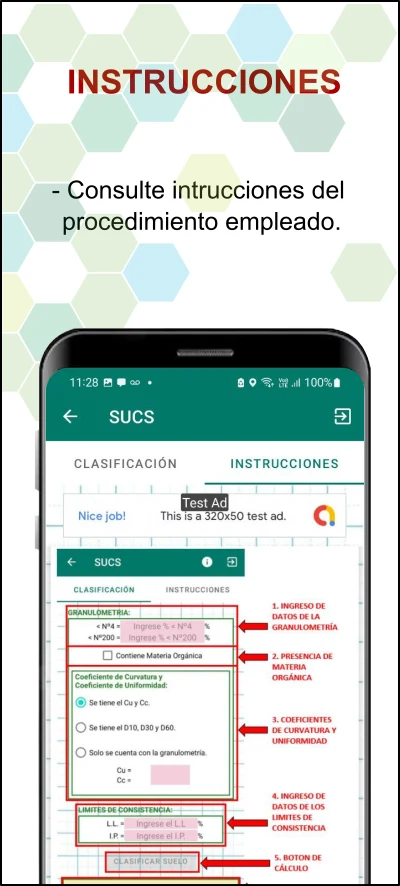 Clasificacion SUCS - AASHTO screenshot