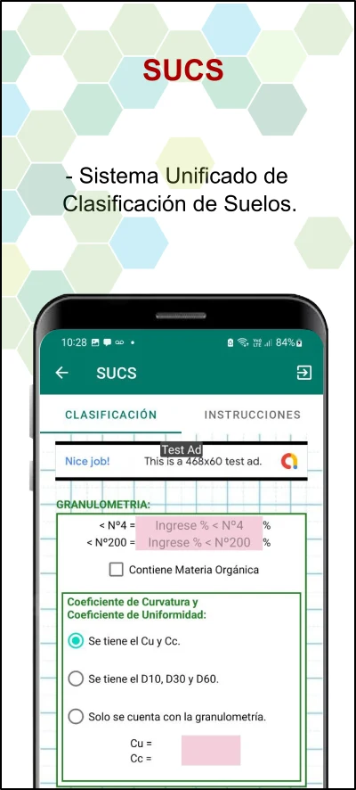 Clasificacion SUCS - AASHTO screenshot