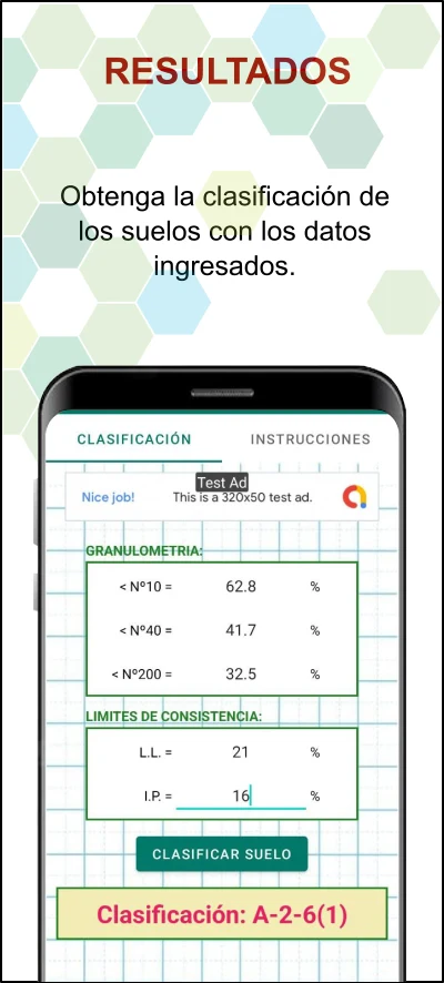 Clasificacion SUCS - AASHTO screenshot